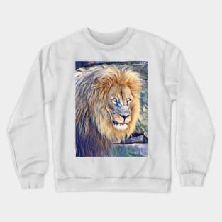 African Lion Crewneck Sweatshirt